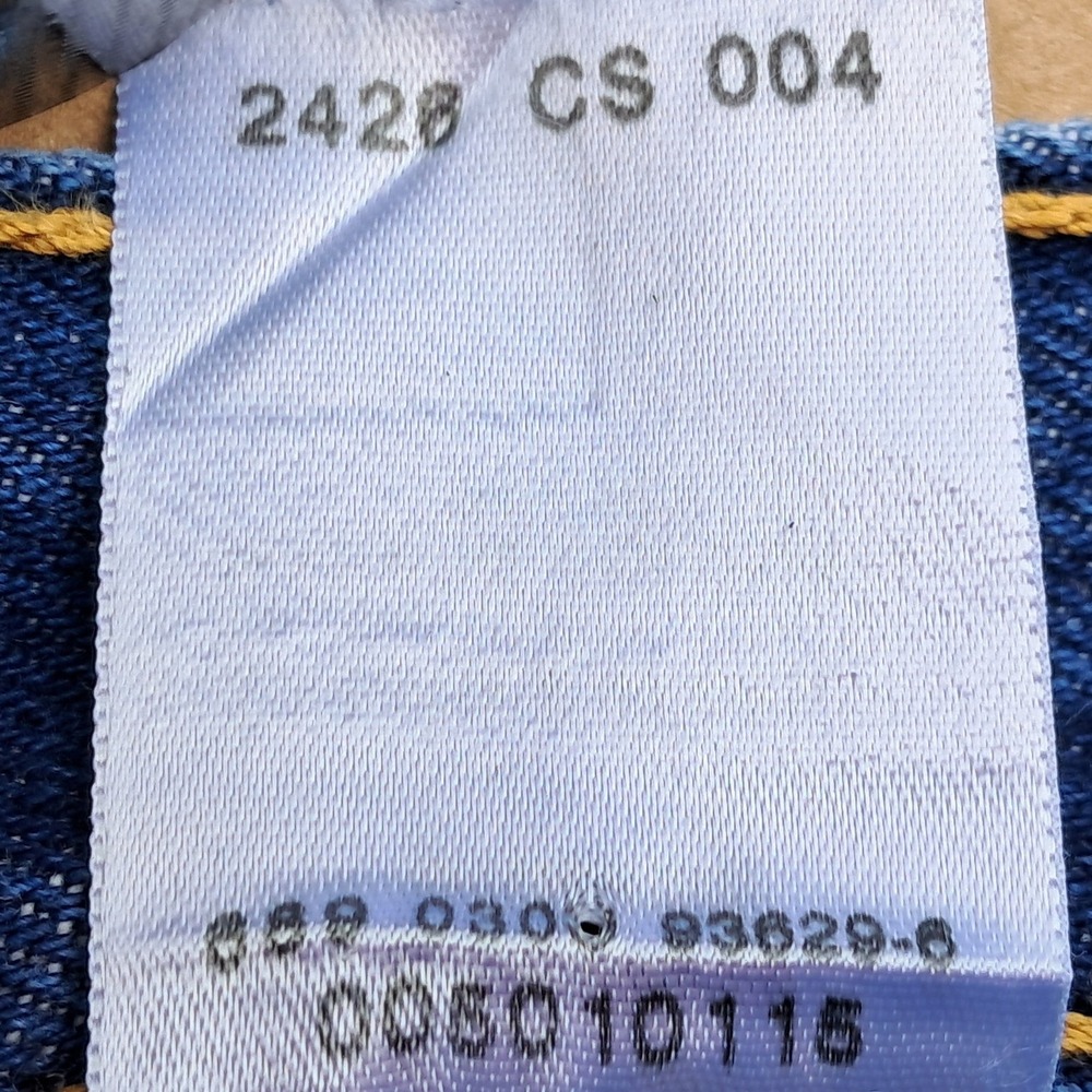 Levi's 501-0115 Men's 32x32 Straight Leg Button Fly Jeans Medium Wash Blue 2003 - Picture 7 of 13